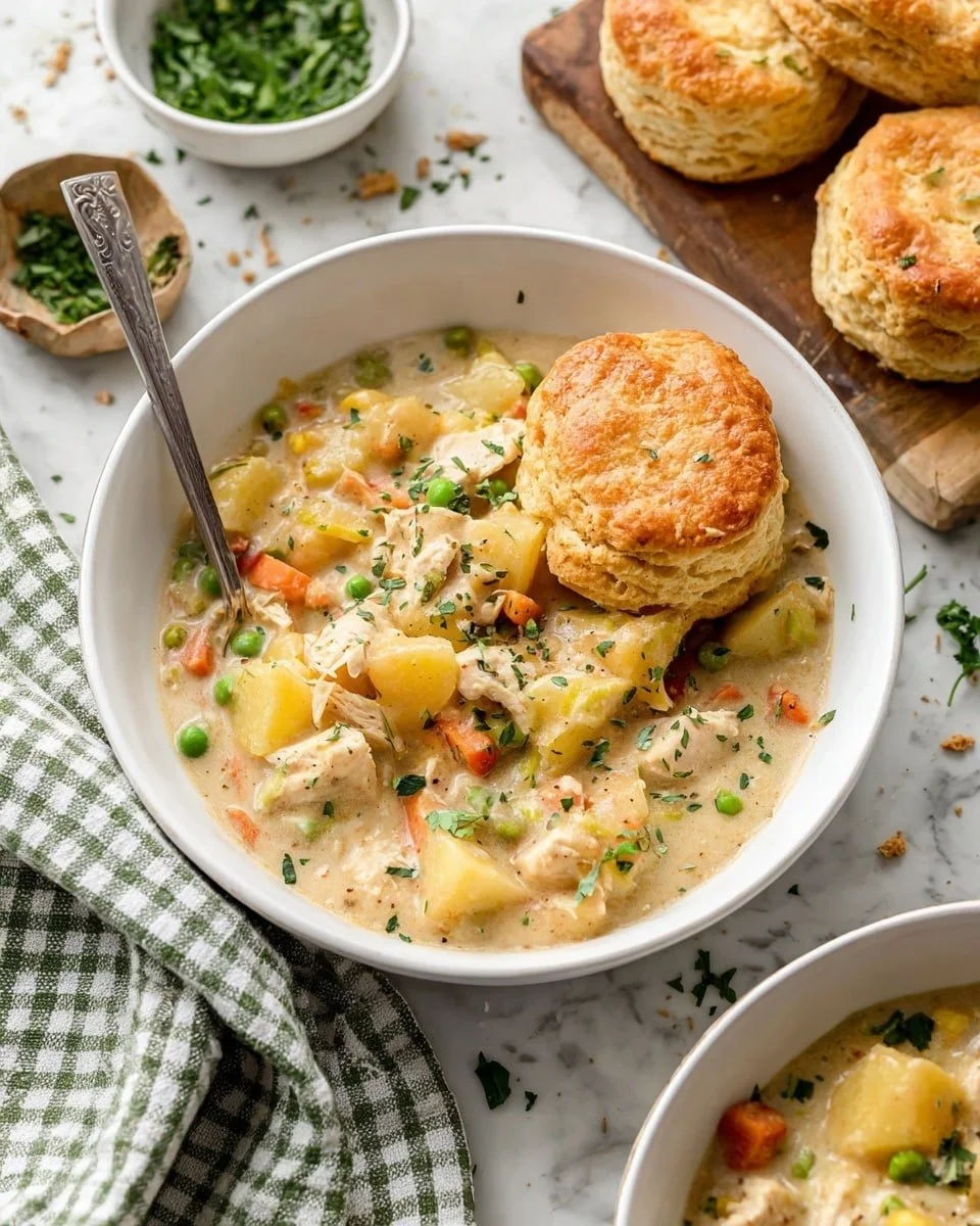 Low Cooker Chicken Pot Pie Soup Recipe