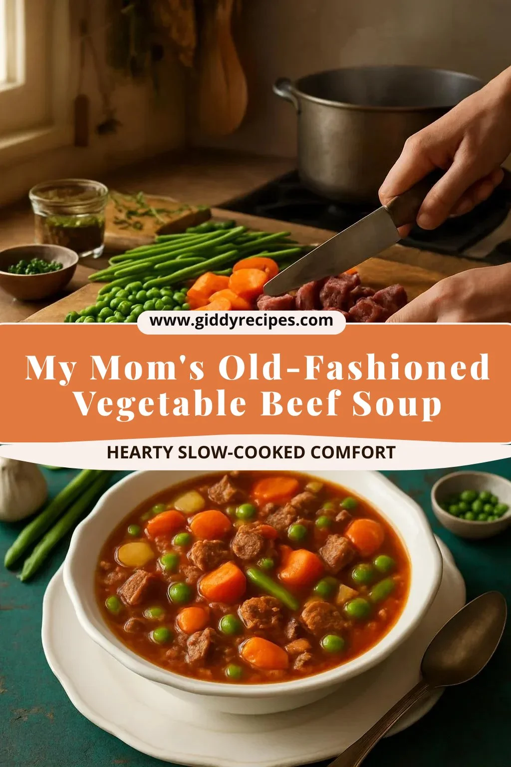 My Mom's Old-Fashioned Vegetable Beef Soup