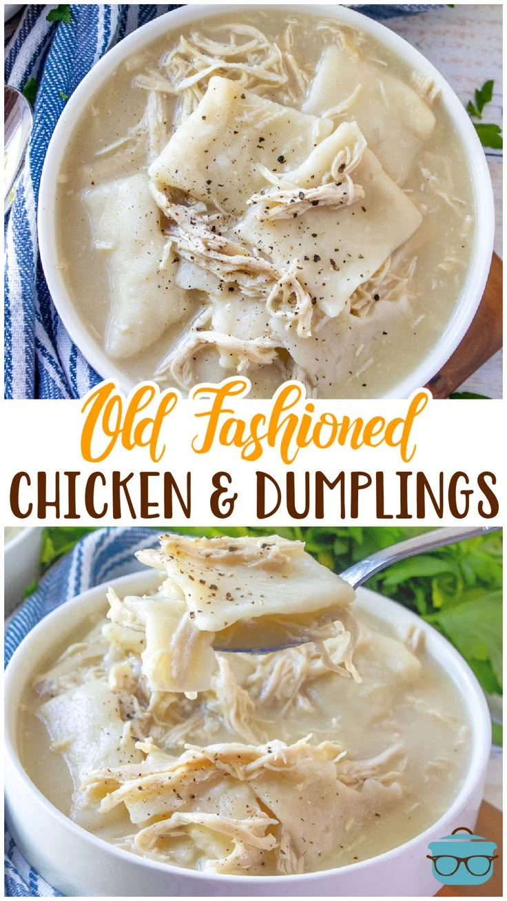 Old-Fashioned Chicken and Dumplings 2 Old-Fashioned Chicken and Dumplings