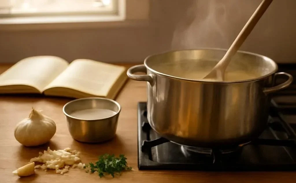 One Pot Creamy Garlic Pasta 2 One Pot Creamy Garlic Pasta