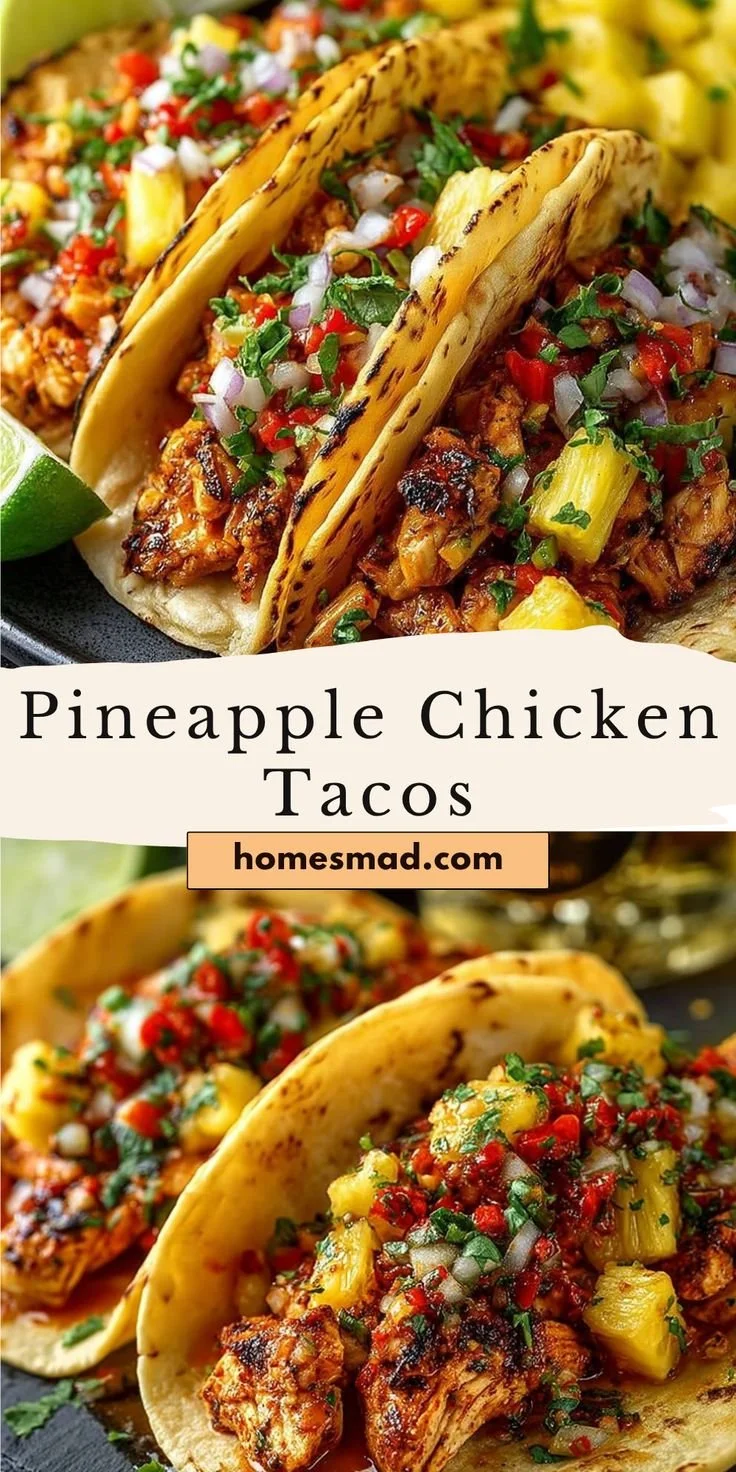 Pineapple Chicken Tacos