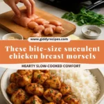 Succulent chicken bites, seasoned and seared to perfection for delicious meals.