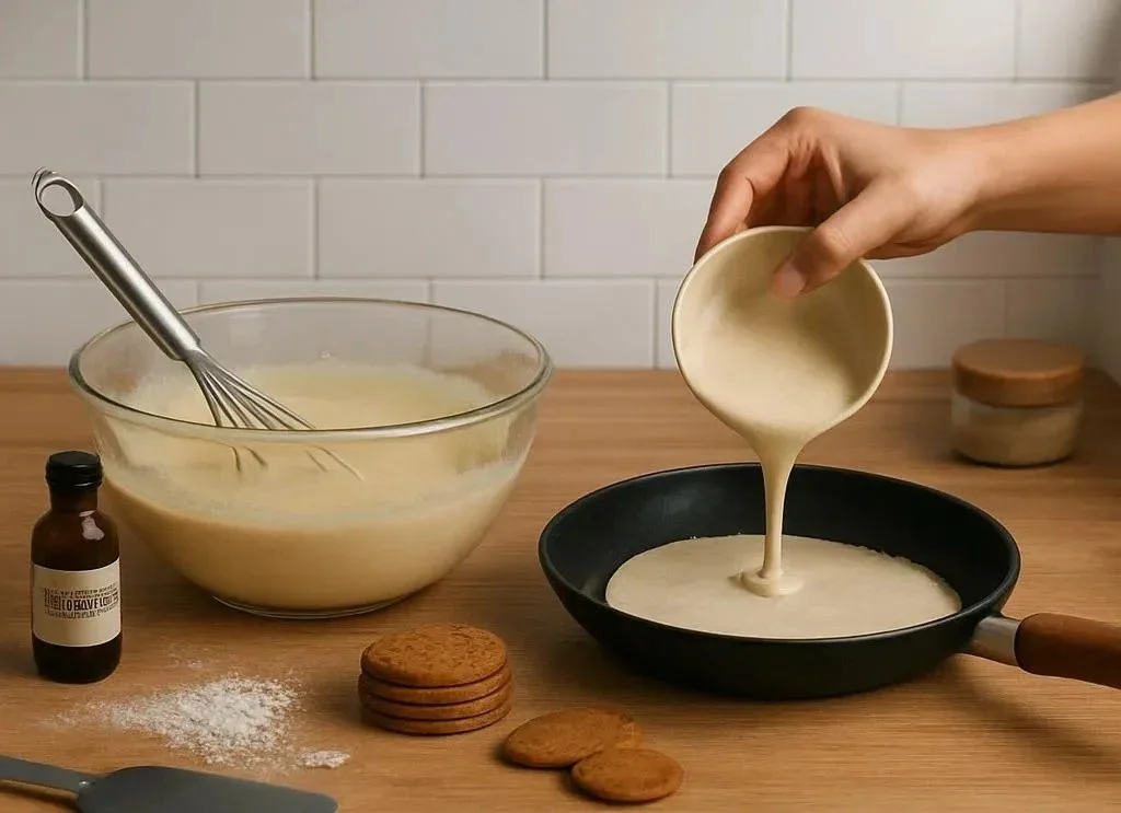 Vanilla & Speculoos Crêpe Cake