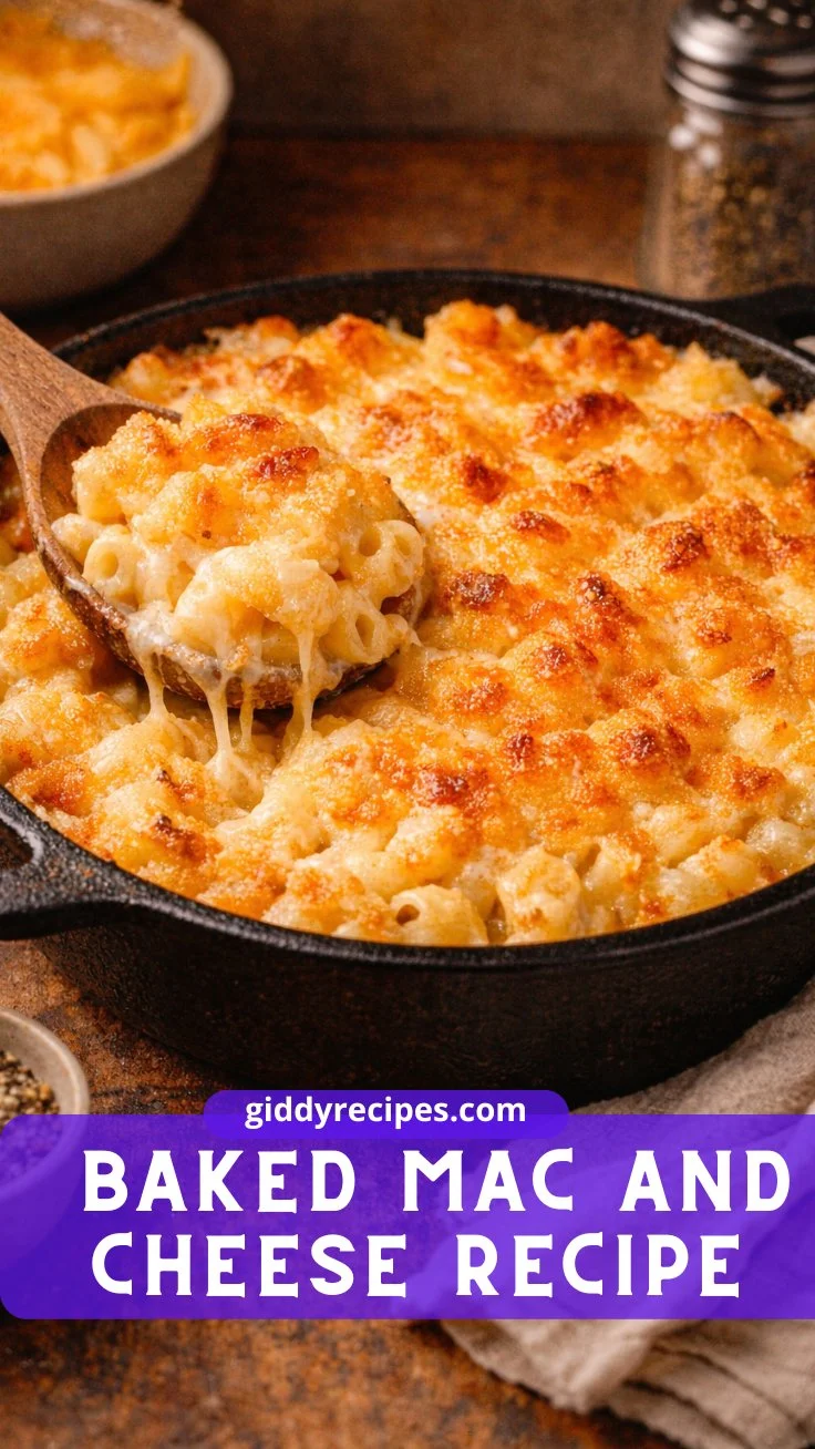 Baked Mac and Cheese Recipe (Cheesy & Creamy)