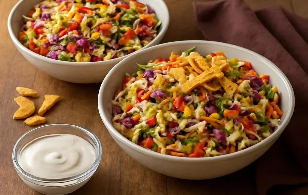 Bold Flavor-Packed Coleslaw 5 Colorful bowl of bold flavor-packed coleslaw with fresh vegetables