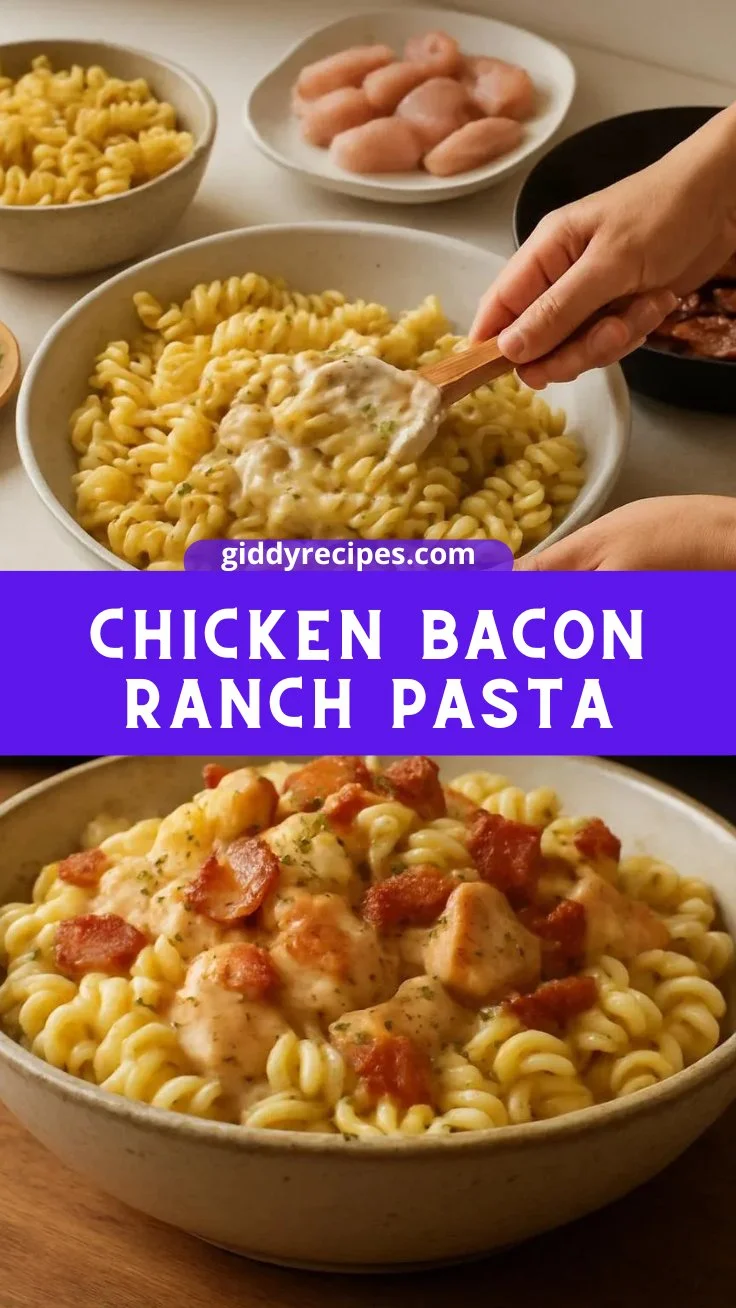 Chicken Bacon Ranch Pasta