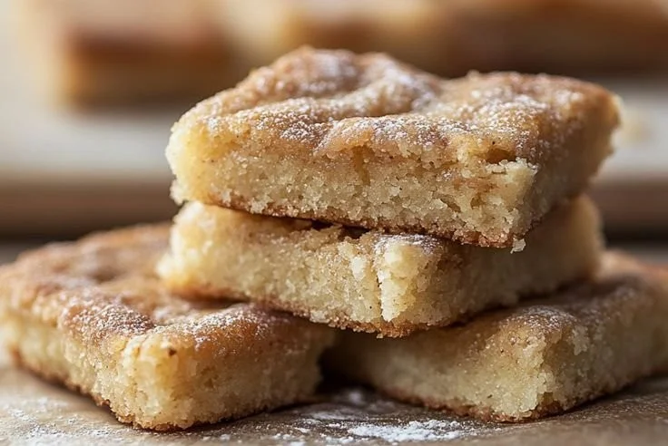 Cinnamon Sugar Blondies