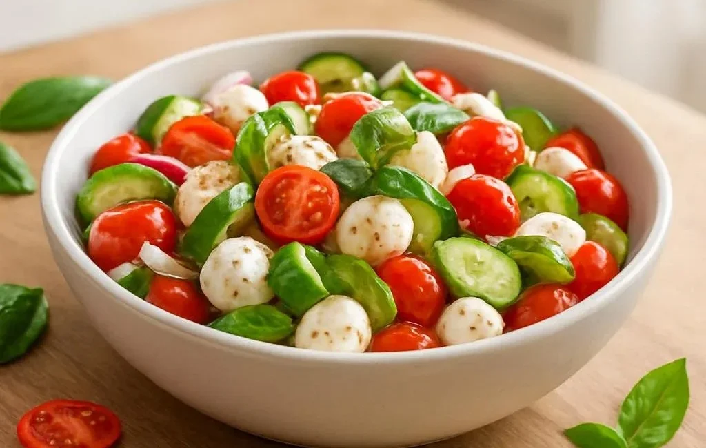 Cucumber Caprese Salad