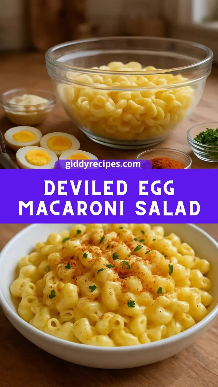 Deviled Egg Macaroni Salad