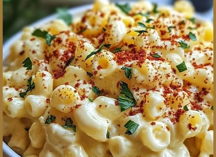 Deviled Egg Macaroni Salad