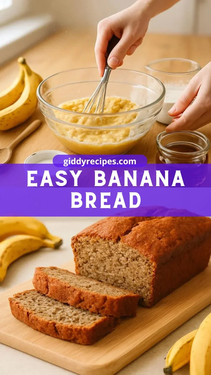Easy Banana Bread 2 Easy Banana Bread