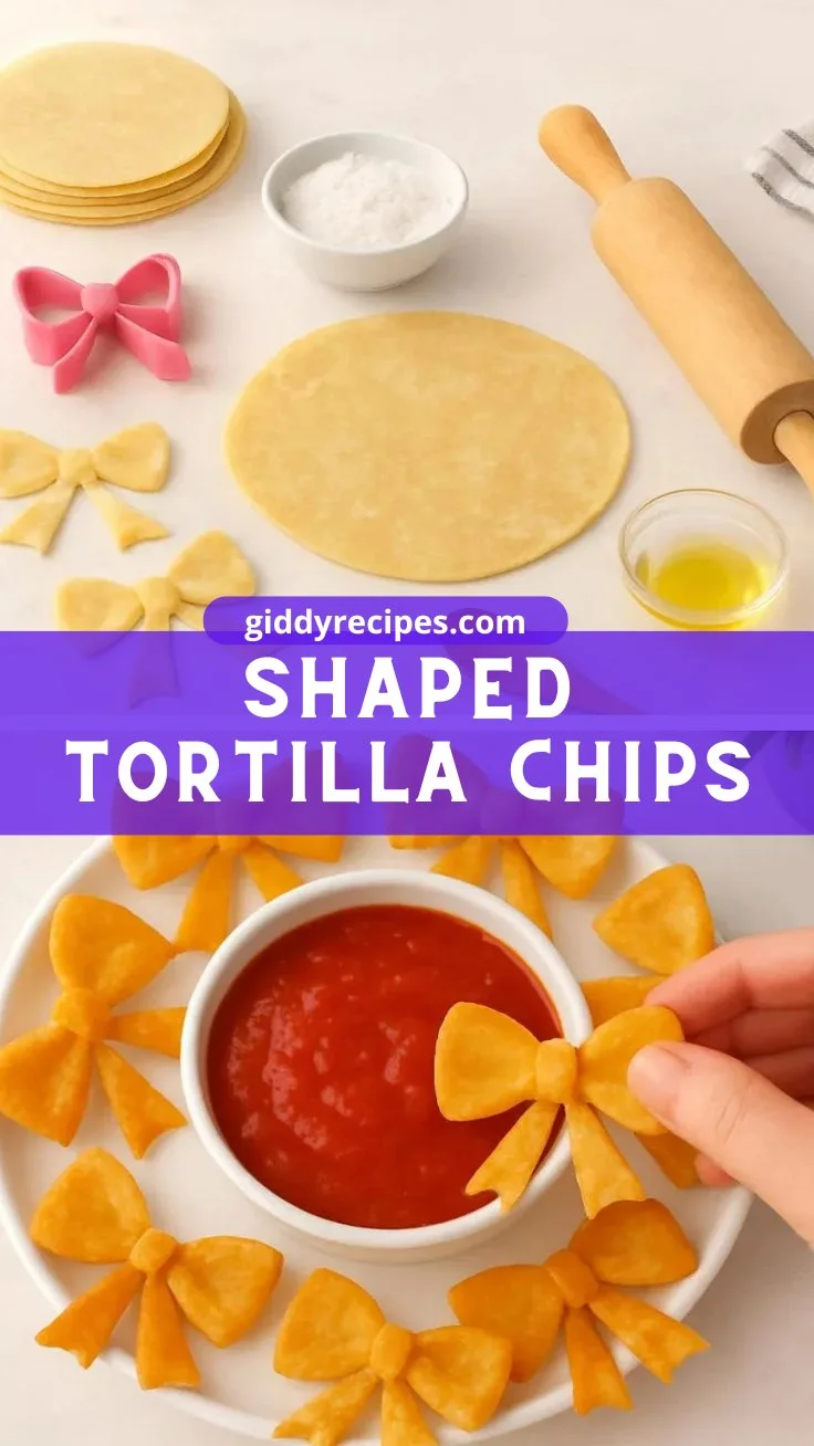 Festive Bow-Shaped Tortilla Chips