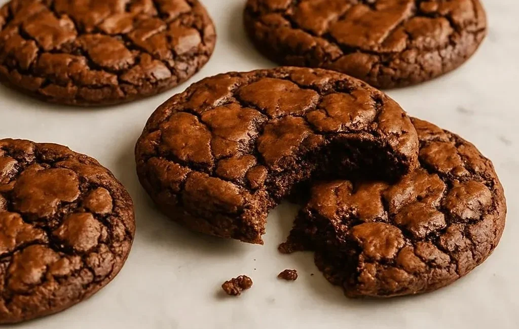 Gourmet brownie cookies with rich chocolate flavor and chewy texture