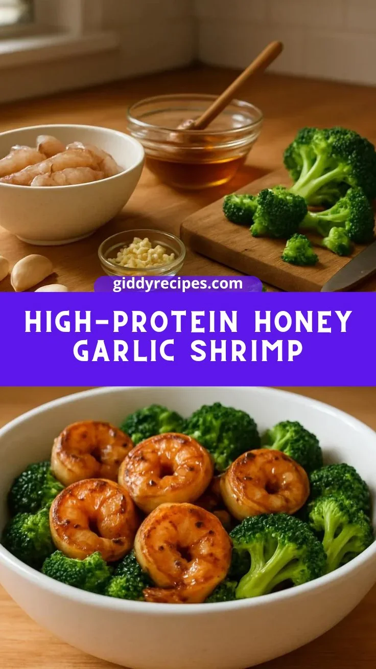 High-Protein Honey Garlic Shrimp