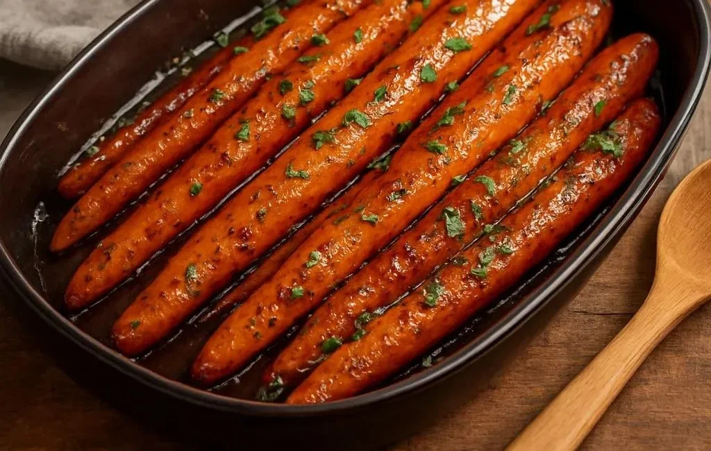Maple Dijon Roasted Carrots