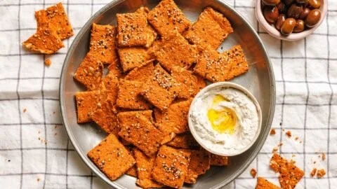 Red Lentil Crackers – Protein-rich, Healthy Snack