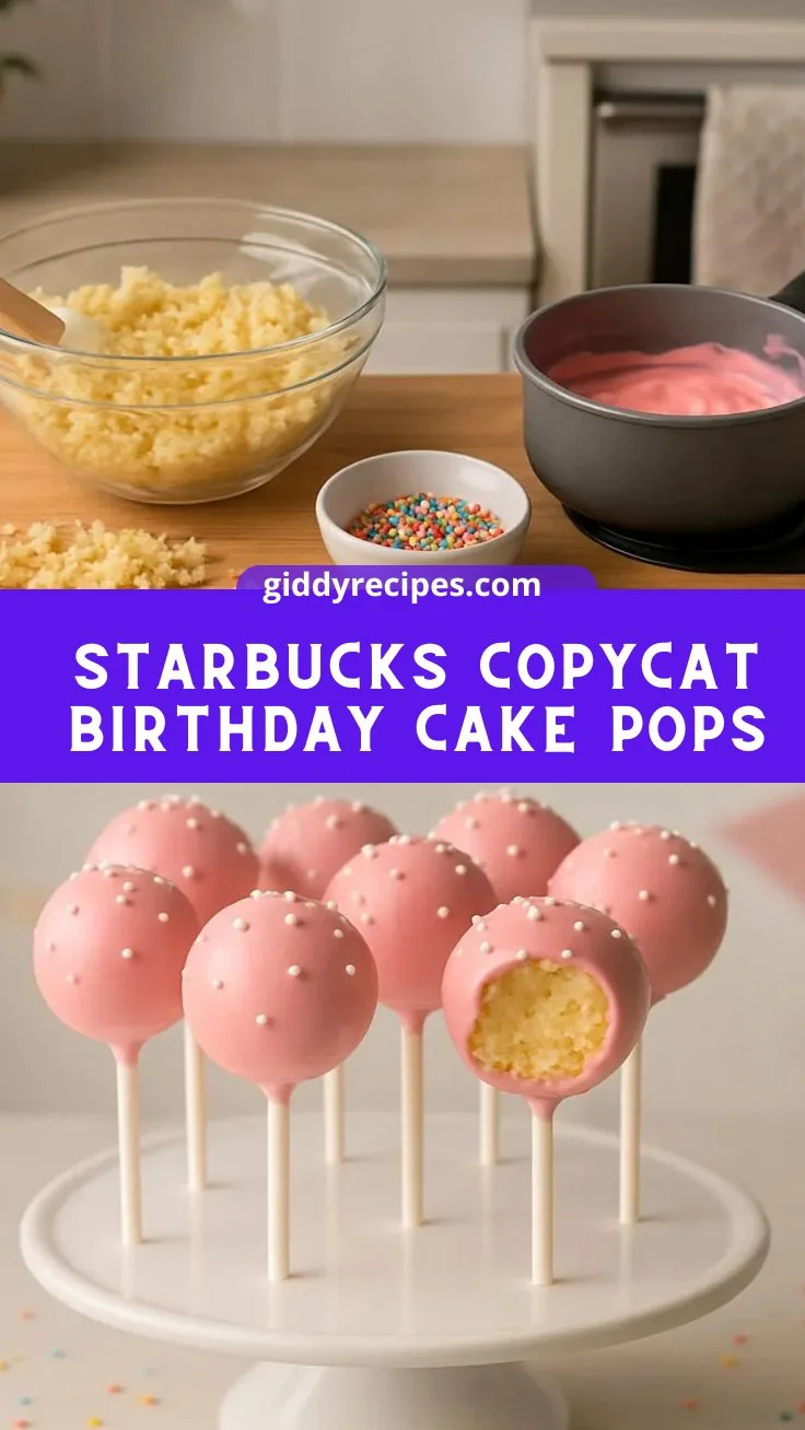 Starbucks Copycat Birthday Cake Pops
