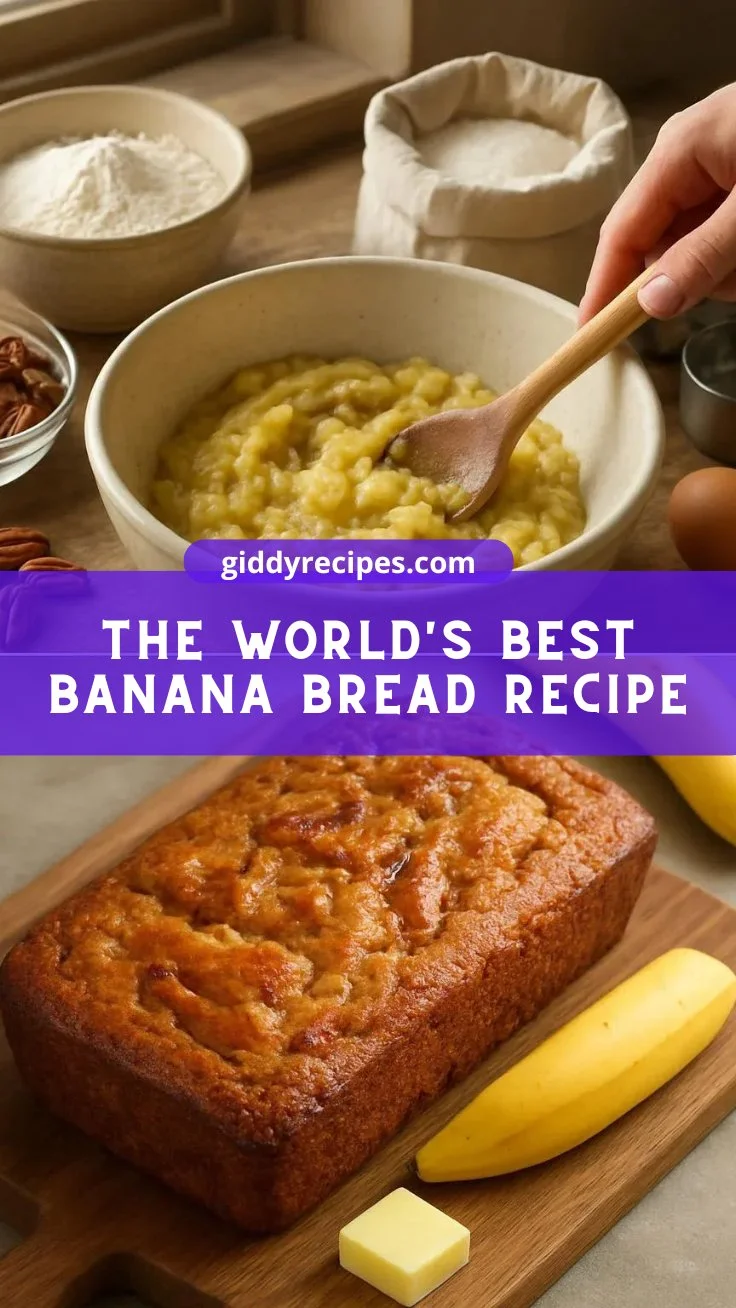 The World's Best Banana Bread Recipe