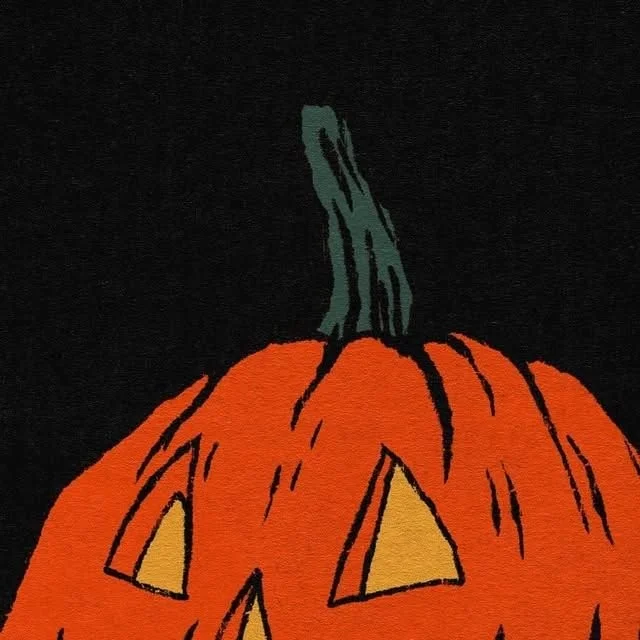 Red and orange Halloween widget icon for festive aesthetic designs